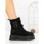 Ghete Dama cu Platforma 66WL30 BLACK | MEI