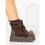Ghete Dama cu Platforma 66WL30 BROWN | MEI