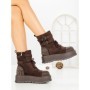 Ghete Dama cu Platforma 66WL30 BROWN | MEI