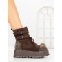 Ghete Dama cu Platforma 66WL30 BROWN | MEI