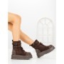 Ghete Dama cu Platforma 66WL30 BROWN | MEI