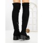 Cizme Dama cu Toc 67WL22 BLACK | MEI