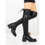 Cizme Dama cu Toc 67WL22 BLACK | MEI