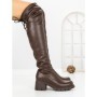 Cizme Dama cu Toc 67WL22 BROWN | MEI