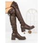 Cizme Dama cu Toc 67WL22 BROWN | MEI