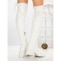 Cizme Dama cu Toc 67WL22 WHITE | MEI