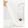 Cizme Dama cu Toc 67WL22 WHITE | MEI