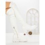 Cizme Dama cu Toc 67WL22 WHITE | MEI