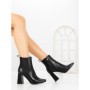 Botine cu Toc Gros V8-08 BLACK | VIVIRICH