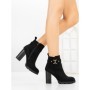 Botine cu Toc Gros B7-1 BLACK | VIVIRICH