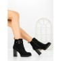 Botine cu Toc Gros B7-1 BLACK | VIVIRICH