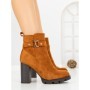 Botine cu Toc Gros B7-1 CAMEL | VIVIRICH