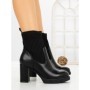 Botine cu Toc Gros W-37 BLACK | VIVIRICH