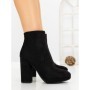 Botine cu Toc Gros VQ-370 BLACK | VIVIRICH