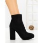 Botine cu Toc Gros VQ-370 BLACK | VIVIRICH
