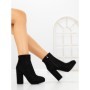 Botine cu Toc Gros VQ-370 BLACK | VIVIRICH