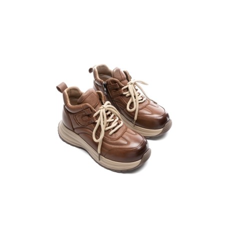 Pantofi Sport Dama din piele naturala 10780 BROWN | ADVANCER