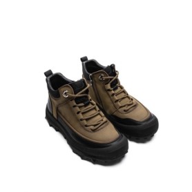 Ghete Barbati din piele naturala E18013 KHAKI | ADVANCER