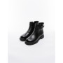 Ghete Dama din piele naturala 8791 BLACK | ADVANCER