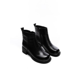 Ghete Dama din piele naturala 3216 BLACK | ADVANCER