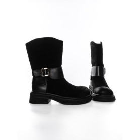Ghete Dama din piele naturala 5150-2 BLACK | ADVANCER