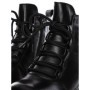 Ghete Dama din piele naturala 8696 BLACK | ADVANCER