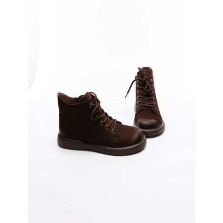 Ghete Dama din piele naturala 16192 BROWN | ADVANCER