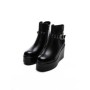 Ghete Dama cu Platforma K151-255 BLACK | ADVANCER