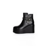 Ghete Dama cu Platforma K151-255 BLACK | ADVANCER