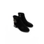 Ghete Dama din piele naturala K192-259R BLACK | ADVANCER
