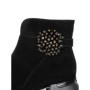 Ghete Dama din piele naturala K192-259R BLACK | ADVANCER