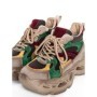 Pantofi Sport Dama din piele naturala HY6398 BROWN-WINE | ADVANCER