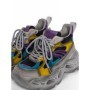 Pantofi Sport Dama din piele naturala HY6398 DARK GREY-PURPLE | ADVANCER