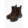 Ghete Dama din piele naturala 23-2643-3 COFFEE | ADVANCER