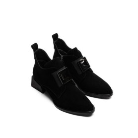 Ghete Dama din piele naturala 23-1987-1R BLACK | ADVANCER