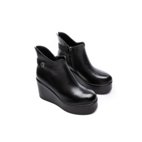 Ghete Dama cu Platforma K151-263 BLACK | ADVANCER