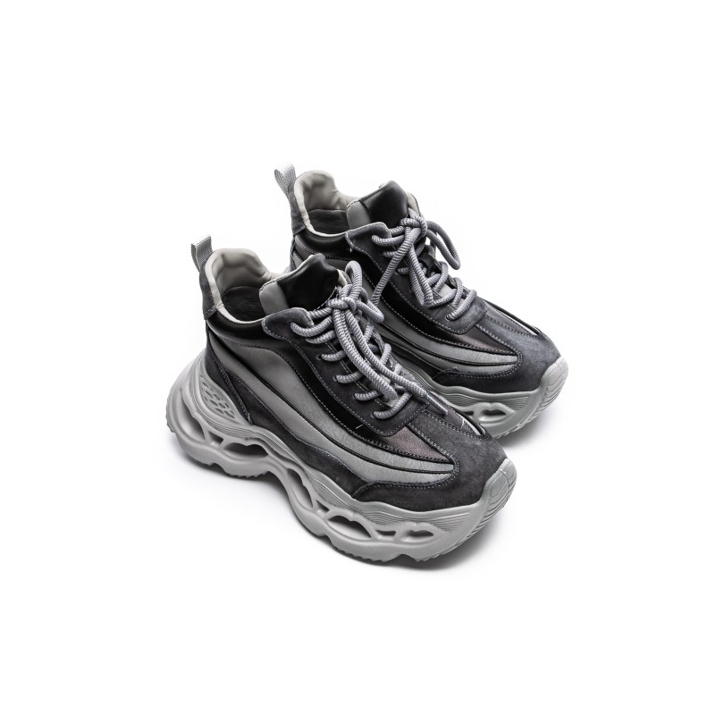 Pantofi Sport Dama din piele naturala HY6316 BLACK | ADVANCER