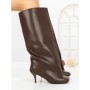 Cizme Dama cu Toc C-395 BROWN | STEPHAN
