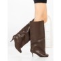 Cizme Dama cu Toc C-395 BROWN | STEPHAN