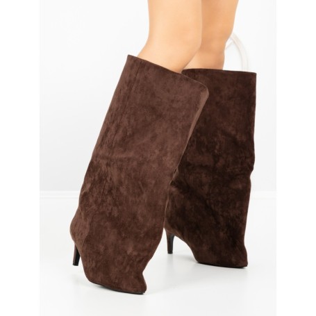 Cizme Dama cu Toc C-394 BROWN | STEPHAN