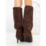 Cizme Dama cu Toc C-394 BROWN | STEPHAN