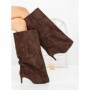 Cizme Dama cu Toc C-394 BROWN | STEPHAN