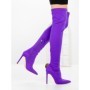 Cizme Dama cu Toc C-289 PURPLE | STEPHAN