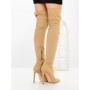 Cizme Dama cu Toc C-289 BEIGE | STEPHAN