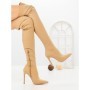Cizme Dama cu Toc C-289 BEIGE | STEPHAN