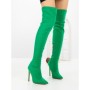 Cizme Dama cu Toc C-289 GREEN | STEPHAN