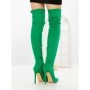 Cizme Dama cu Toc C-289 GREEN | STEPHAN