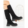 Cizme Dama cu Platforma C-175 BLACK | STEPHAN