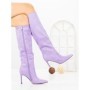 Cizme Dama cu Toc C-271 LIGHT PURPLE | STEPHAN