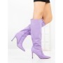 Cizme Dama cu Toc C-271 LIGHT PURPLE | STEPHAN